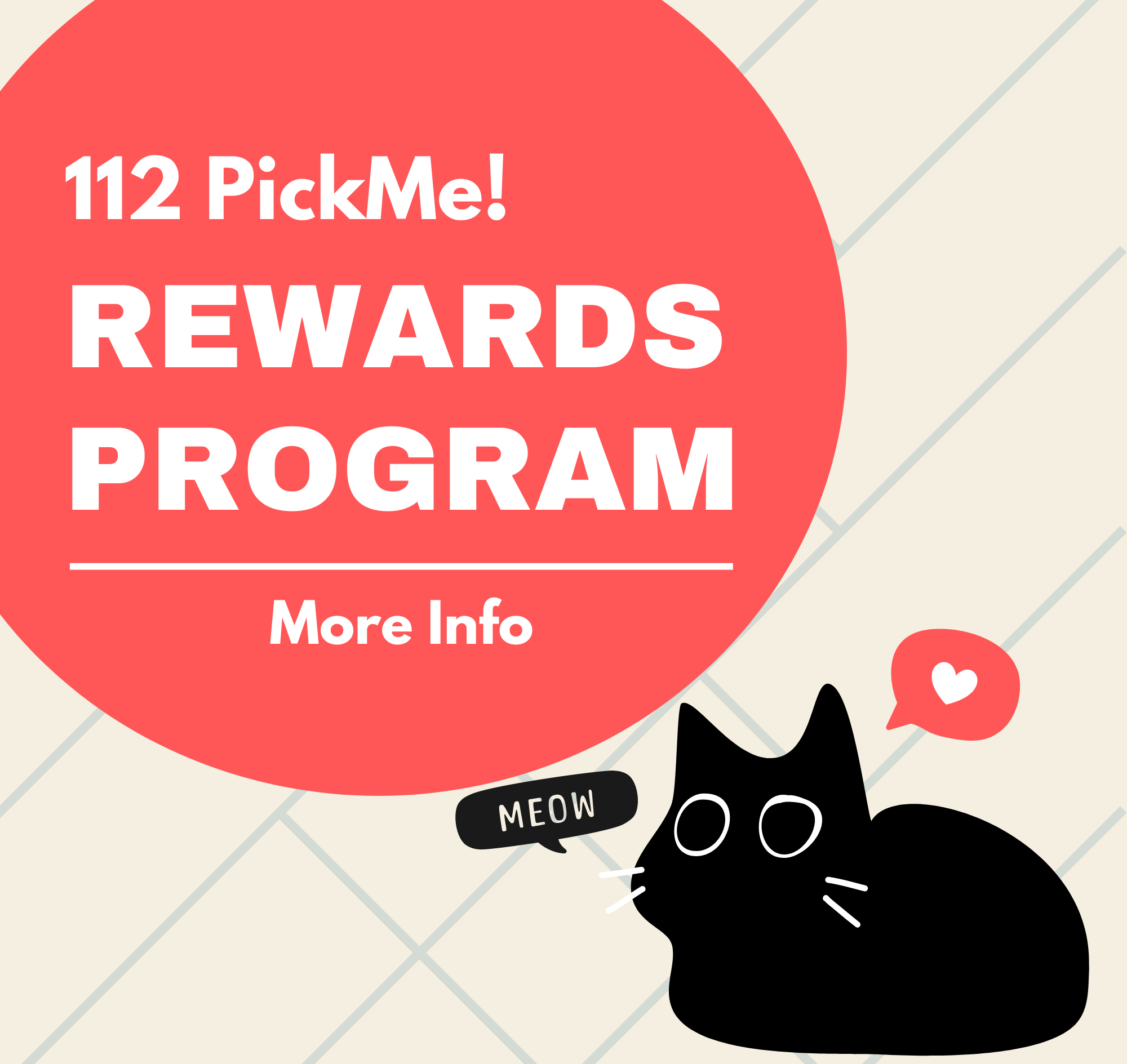 112 PickMe! Rewards Program